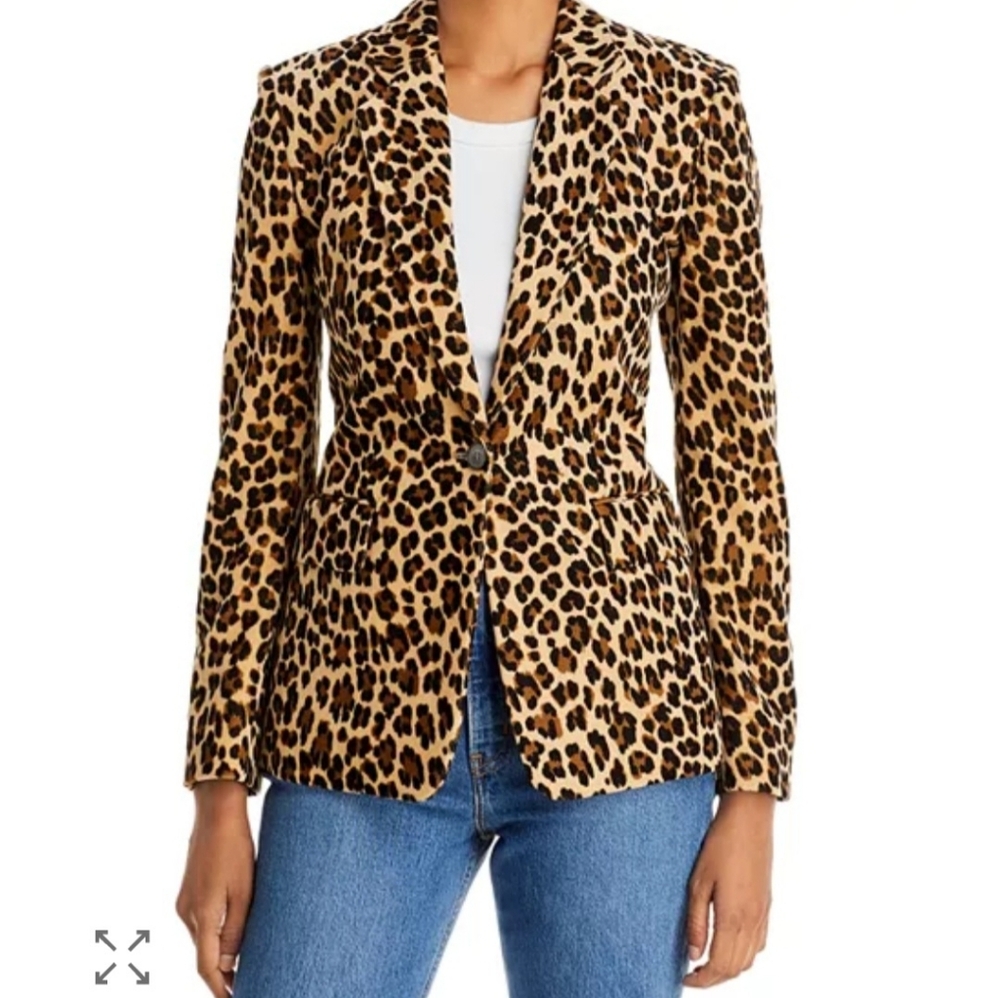Frame Cheetah Print Women's Blazer